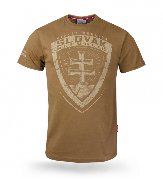 Obrázek pro Tričko Slovak hnědé Mighty Warrior