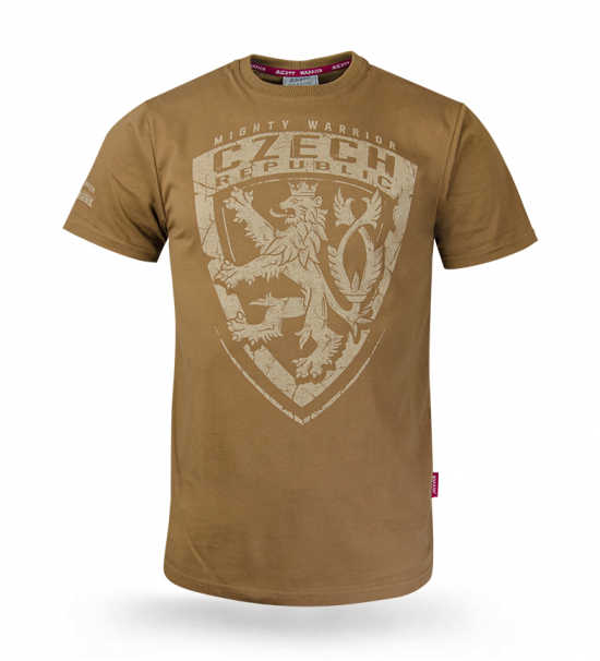 Obrázek pro Tričko Czech hnědé Mighty Warrior